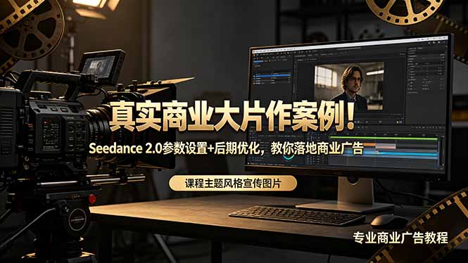 真实商业大片作案例！Seedance 2.0参数设置+后期优化，教你落地商业广告-huitchan网创