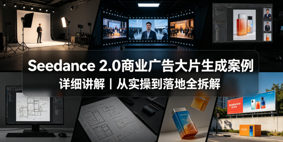 Seedance 2.0商业广告大片生成案例详细讲解｜从实操到落地全拆解-huitchan网创