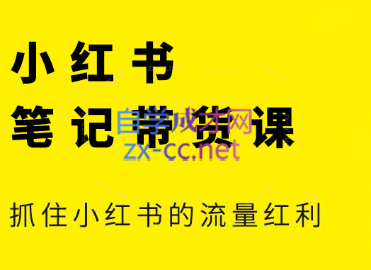 张宾·小红书笔记带货课(更新4月)-huitchan网创