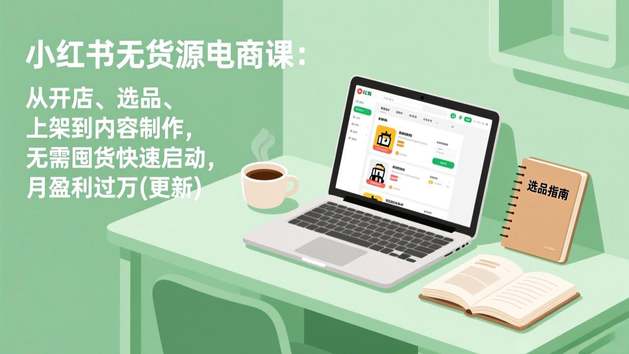 小红书无货源电商课(4月20更新-huitchan网创