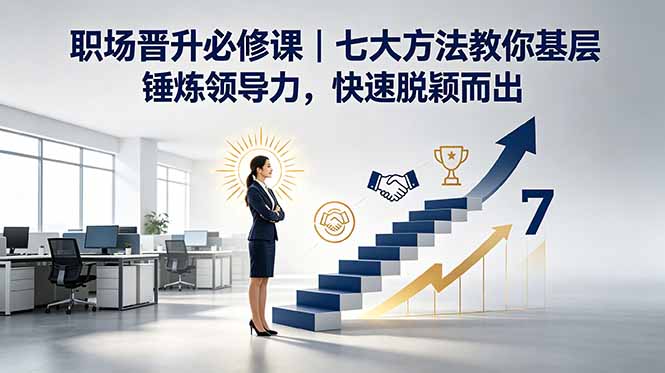 付费文章：职场晋升必修课｜七大方法教你基层锤炼领导力，快速脱颖而出-FANGXZHAN网创