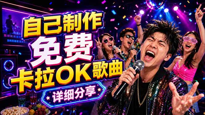 免费卡拉OK歌曲制作全攻略：音轨分离字幕制作，零基础快速做出专业K歌视频-FANGXZHAN网创