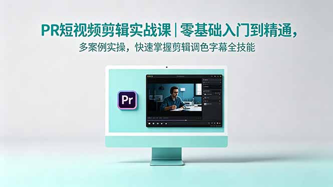 PR短视频剪辑实战课｜零基础入门到精通，多案例实操，快速掌握剪辑调色字幕全技能-FANGXZHAN网创