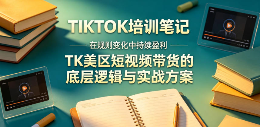 视界跨境TIKTOK4月17培训笔记，在规则变化中持续盈利，TK美区短视频带货的底层逻辑与实战方案【文档】-FANGXZHAN网创