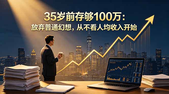 35岁前存够100万：放弃普通幻想，从不看人均收入开始-FANGXZHAN网创