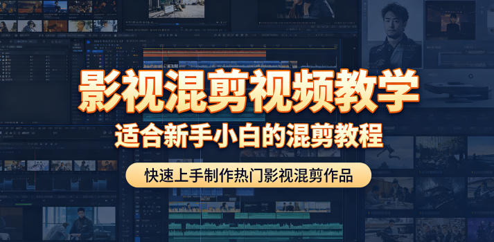 影视混剪视频教学，适合新手小白的混剪教程，快速上手制作热门影视混剪作品-FANGXZHAN网创