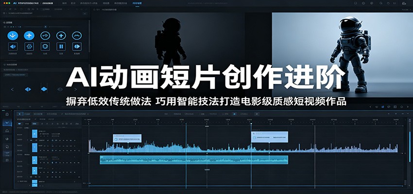 AI动画短片创作进阶：摒弃低效传统做法，巧用智能技法打造电影级质感短视频作品-FANGXZHAN网创