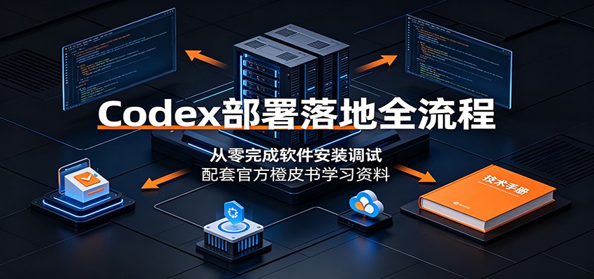 Codex部署落地全流程：从零完成软件安装调试，配套官方橙皮书学习资料-FANGXZHAN网创