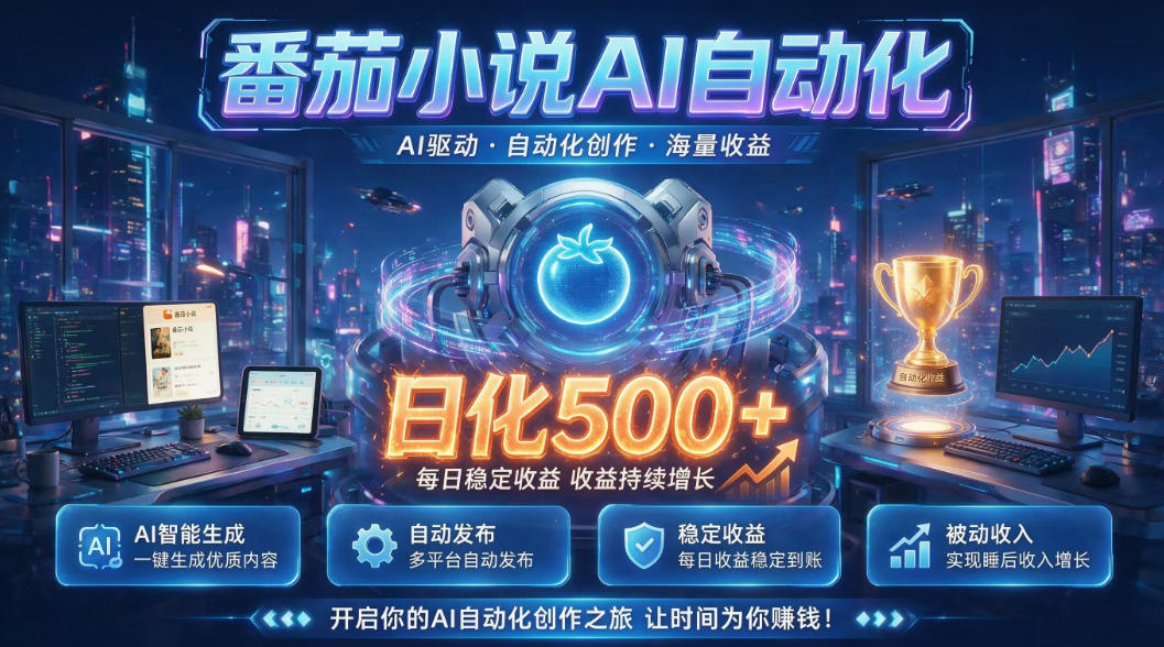 小白可做番茄AI，居家轻创业，每日稳赚500➕，普通人低门槛轻松线上增收【揭秘】-FANGXZHAN网创