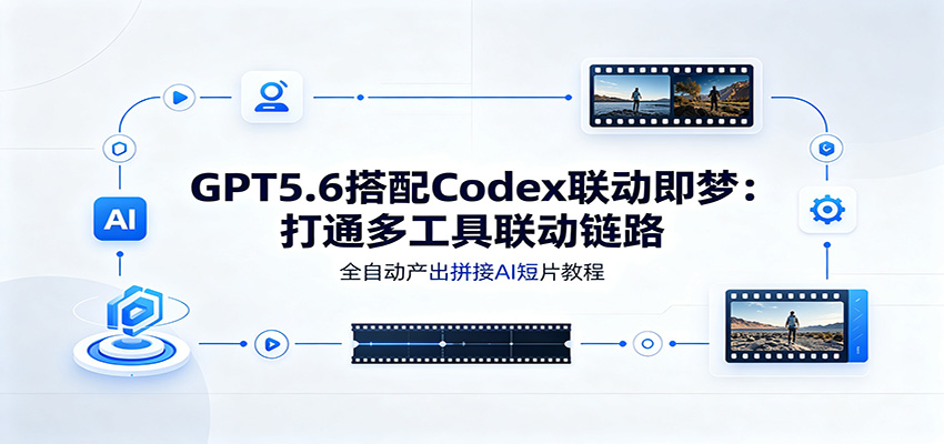 GPT5.6搭配Codex联动即梦：打通多工具联动链路，全自动产出拼接AI短片教程-FANGXZHAN网创
