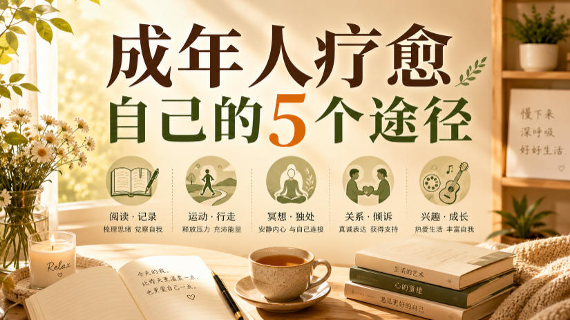 付费文章：成年人疗愈自己的5个途径-FANGXZHAN网创