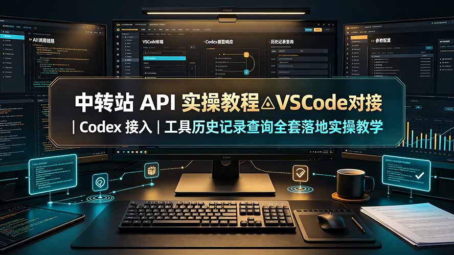 中转站 API 实操教程△VSCode 对接｜Codex 接入｜工具历史记录查询全套落地实操教学-FANGXZHAN网创