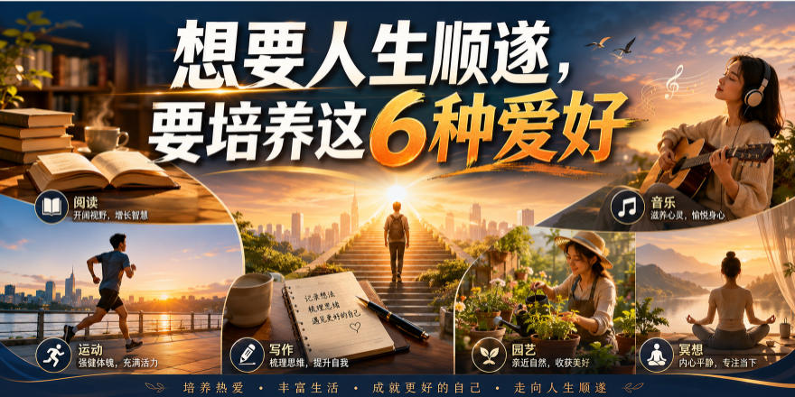 公众号付费文章：想要人生顺遂，要培养这6种爱好-FANGXZHAN网创