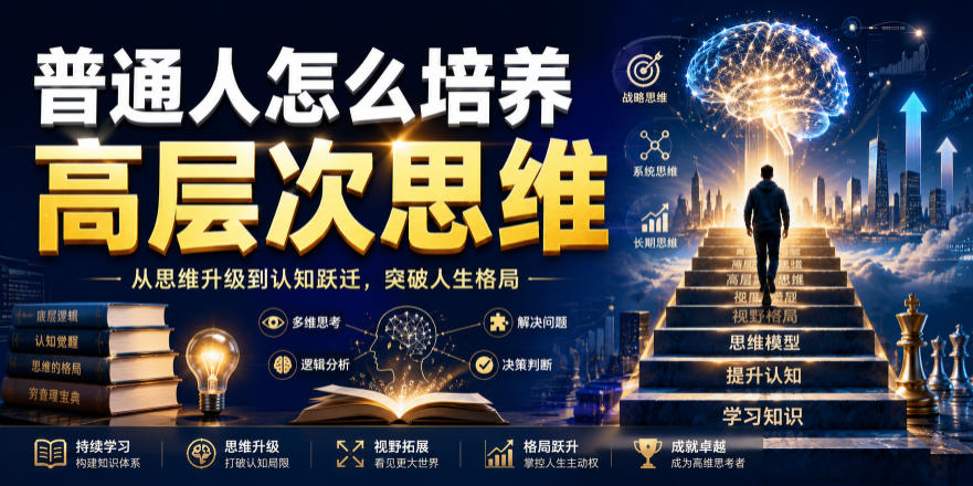 公众号付费文章：普通人怎么培养高层次思维-FANGXZHAN网创