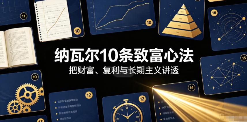 付费文章：纳瓦尔10条致富心法-FANGXZHAN网创