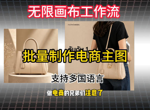 无限画布工作流搭建教程，一键电商主图批量制作，批量下载，支持多国语言-FANGXZHAN网创