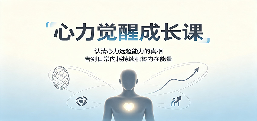 心力觉醒成长课：认清心力远超能力的真相，告别日常内耗持续积蓄内在能量-FANGXZHAN网创