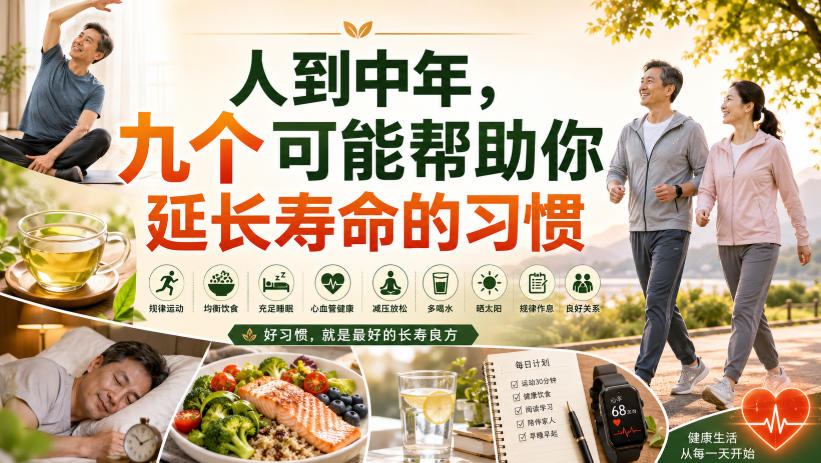 付费文章：人到中年，九个可能帮助你延长寿命的习惯-FANGXZHAN网创