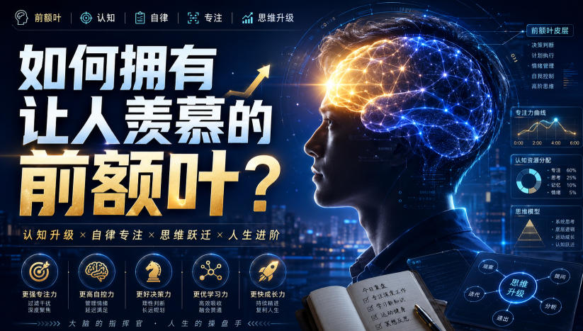 付费文：如何拥有让人羡慕的前额叶？-HFXZHAN网创