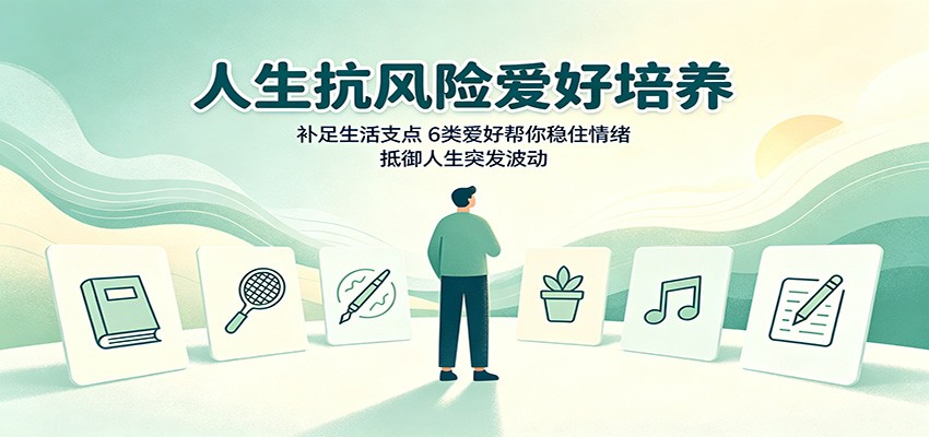 人生抗风险爱好培养：补足生活支点，6类爱好帮你稳住情绪，抵御人生突发波动-HFXZHAN网创