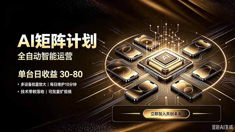 AI智能对话，矩阵规模化创业，全程技术扶持，长久稳定，日入800+-HFXZHAN网创