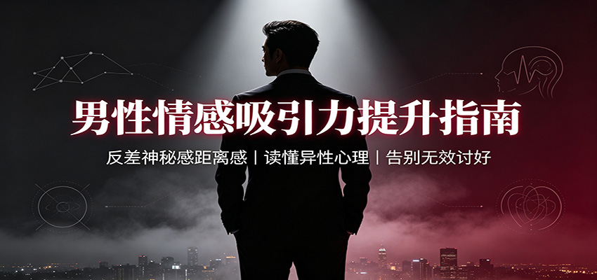 男性情感吸引力提升指南：反差神秘感距离感，读懂异性心理，告别无效讨好-HFXZHAN网创