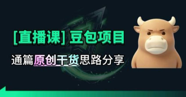 【直播课】原创思路打豆包项目，全是独家思路分析-HFXZHAN网创