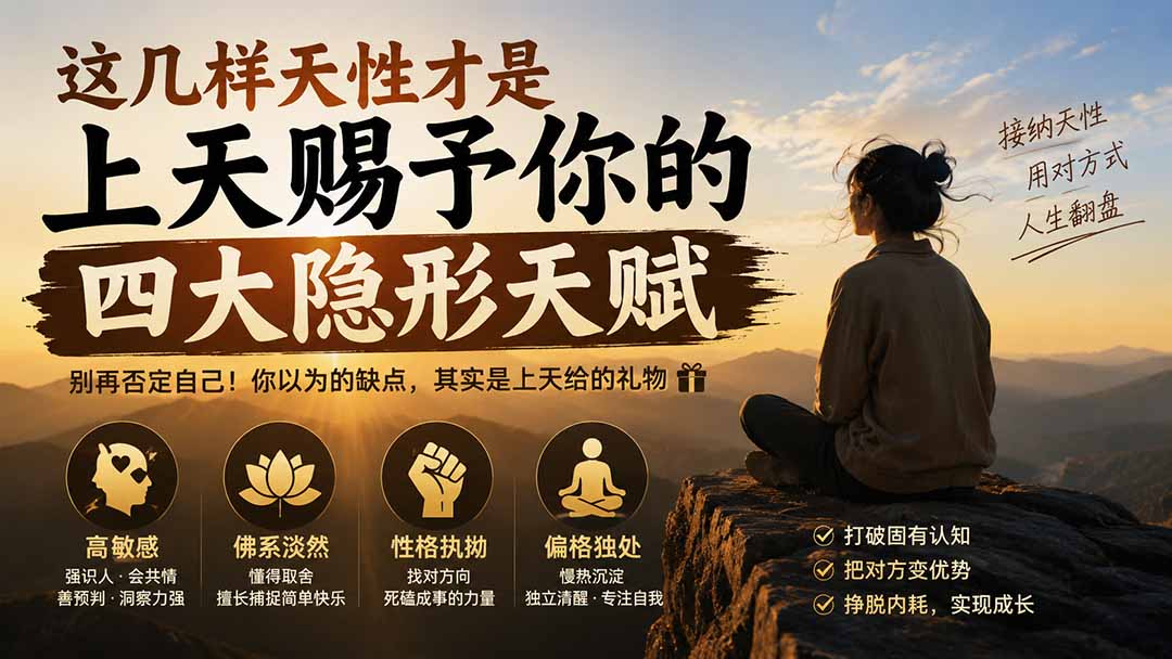 付费文章：这几样天性才是上天赐予你的四大隐形天赋-HFXZHAN网创