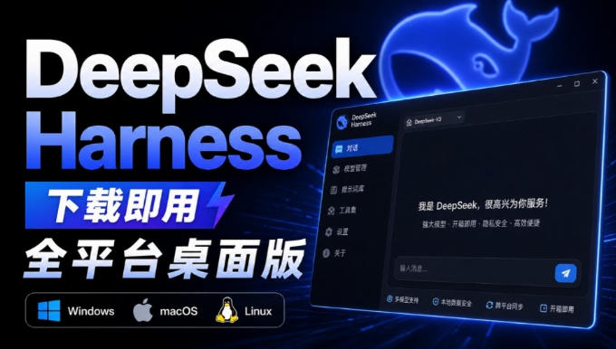 Github上近20万Stars，Harness现在可以双击运行使用了，Harness全平台桌面版-HFXZHAN网创