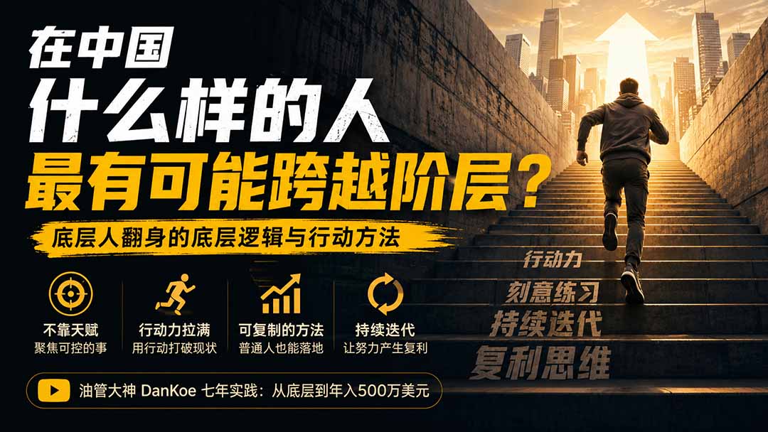 付费文章：在中国什么样的人最有可能跨越阶层？底层人翻身的方法！-HFXZHAN网创