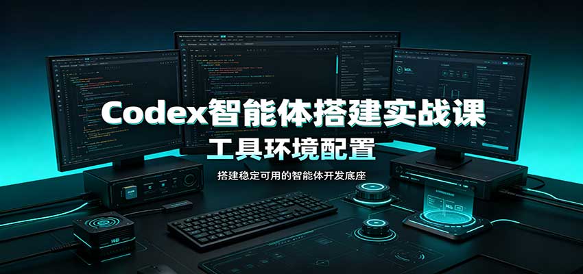 Codex智能体搭建实战课：工具环境配置，自定义技能开发，多业务自动化教学-HFXZHAN网创