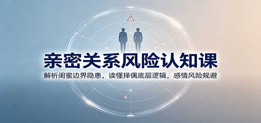 亲密关系风险认知课：解析闺蜜边界隐患，读懂择偶底层逻辑，感情风险规避-HFXZHAN网创